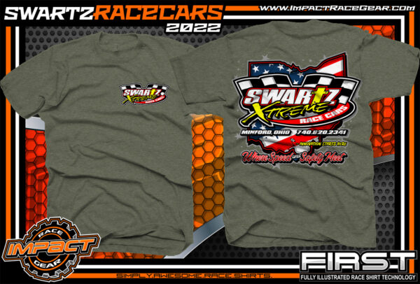 Swartz Race Cars Chassis Shirt Ohio Impact Racegear