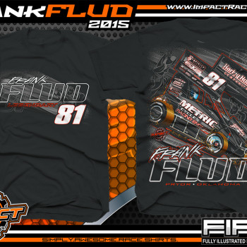 Frank Flud Outlaw Winged Sprint Car 2015 - Sprint Car Shirts