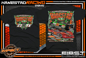 Hanestad Racing Dirt Late Model Shirt 2015 blk