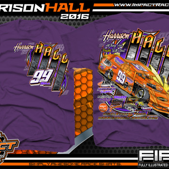 Harrison Hall Dirt Modified Shirt 2016 Purple