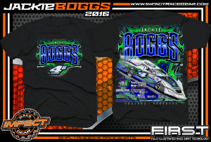 Jackie Boggs Dirt Late Model Shirt 2016 Black