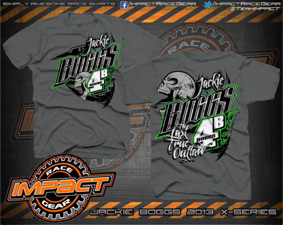 Jackie Boggs X-Series 2013 Dirt Late Model Shirts - Impact RaceGear