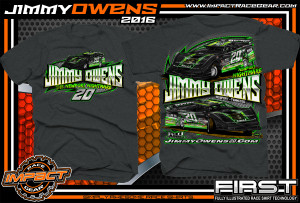 Jimmy Owens Dirt Late Model Shirt 2016