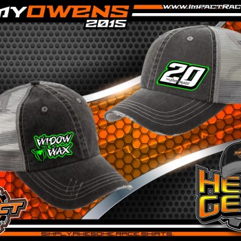 Jimmy Owens Widow Wax Distressed Racing Hat 2015