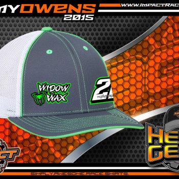Jimmy Owens Widow Wax Racing Fitted Trucker Hat 2015