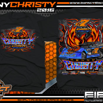 Kenny Christy Dirt Late Model Racing t shirt 2016
