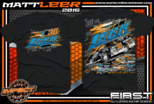 Matt Leer Modified Dirt Track Racing Shirt 2016