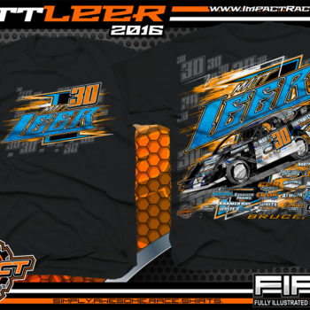 Matt Leer Modified Dirt Track Racing Shirt 2016