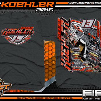 Nick Koehler Modified Dirt Track Racing Shirt 2016