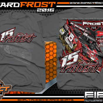 Richard Frost Dirt Late Model Racing t shirt 2016
