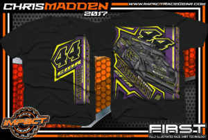 Chris Madden World Of Outlaws Dirt Late Model Dirt Track Racing Shirt