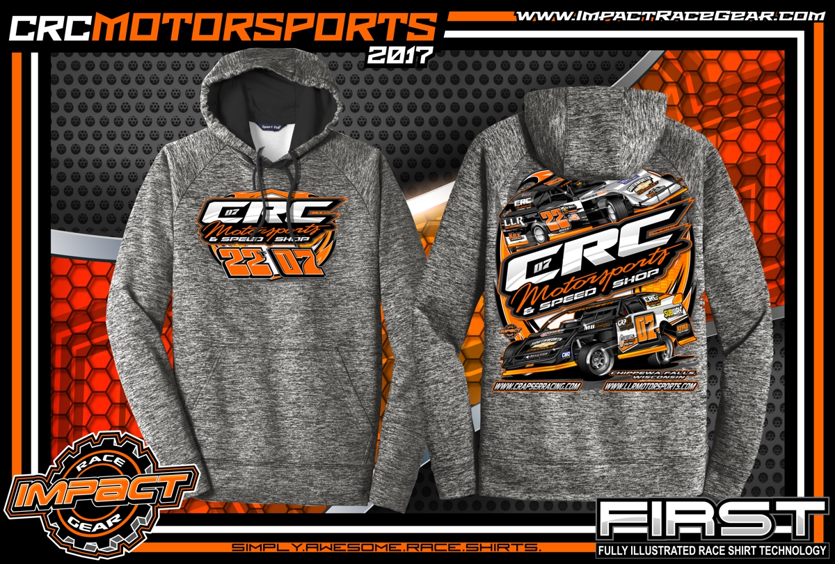 Cory Crapser USMTS Modified Dirt Track Racing Performance Hoodie ...