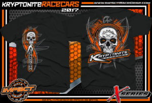 Kryptonite Race Cars Tyler Carpenter Freddie Carpenter Dirt Late Model Race Shirts Black