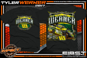 Tyler Werner Wissota Modified Dirt Racing Shirts