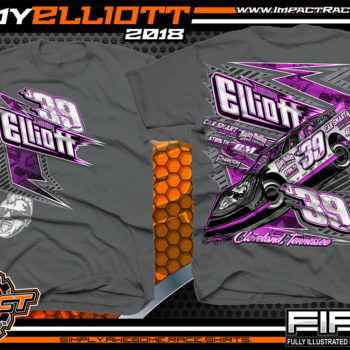 Jimmy Elliott Dirt Late Model Racing Shirt