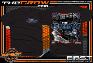 The Crow Midwest Street Cars Street Outlaws Street Racing T Shirt Black