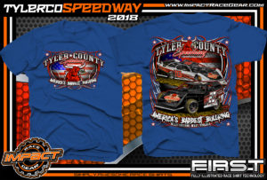 Tyler County Speedway Dirt Track Racing West Virgina Mountains Country Roads Racing Shirts Royal