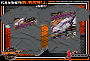 Sammie Russell Tennessee Dirt Track Racing T-Shirts