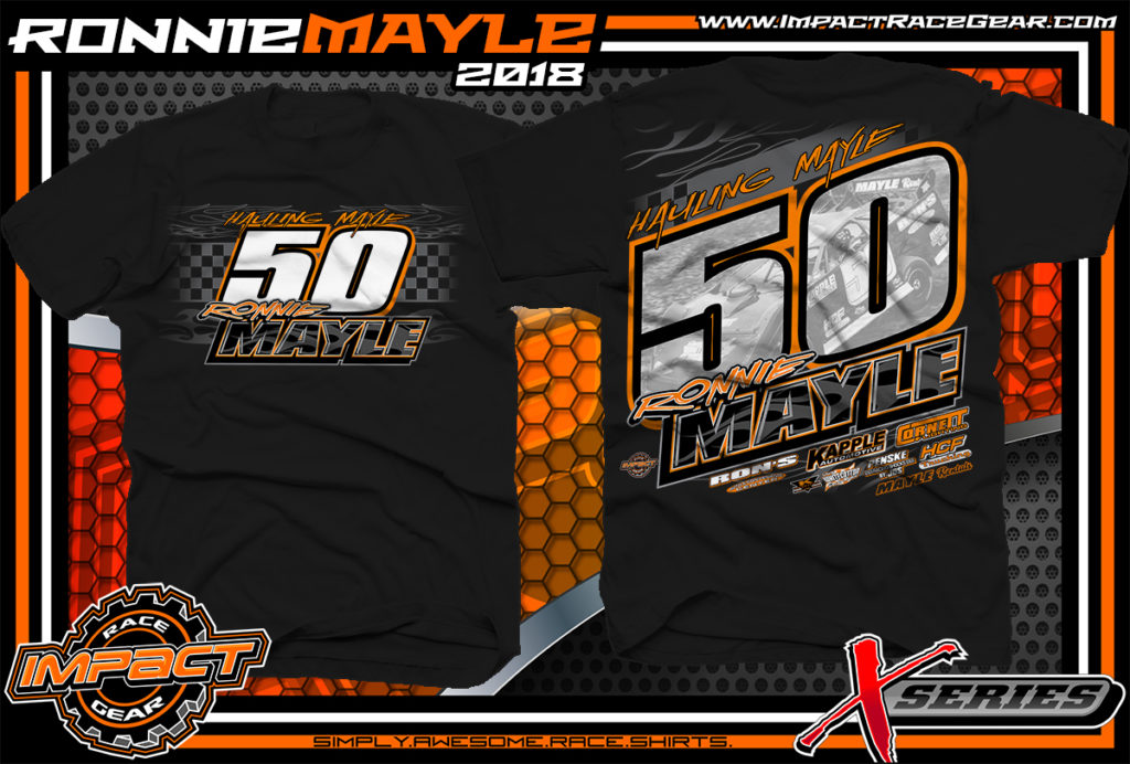 Ronnie Mayle Sweet Bloomquist Race Cars Dirt Late Model Race Shirts ...