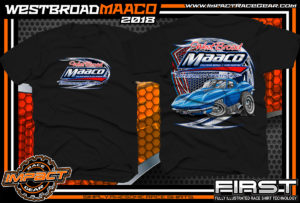 West Broad Maaco Virginia Custom Automotive Printed T-Shirts Black