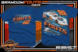 Brandon-Fouts-Racing-TShirts-Lucas-Oil-Dirt-Late-Model-Series-Shirts-Kentucky-Race-Tees-4B-Motorspots-Royal