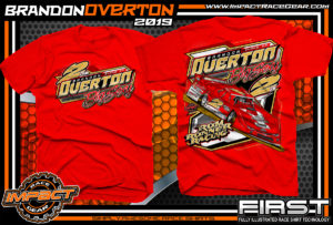 Brandon-Overton-Rum-Runner-Racing-T-Shirts-Joey-Coulter-Hillbilly-100-Winner-World-of-Outlaws-Dirt-Late-Model-Series-Lucas-Oil-Dirt-Late-Model-Series-Shirts-Red