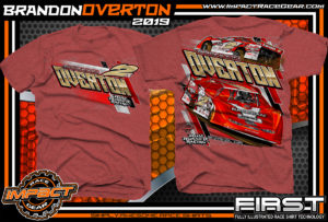 Brandon-Overton-Super-Dirt-Late-Model-Lucas-Oil-Racing-Series-Dirt-Track-T-Shirts-Heather-Scarlet