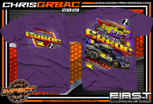 Chris-Grbac-Dirt-Racing-T-Shirt-Modified-Super-Dirtcar-Big-Block-Modified-New-Jersey