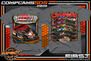 Comp-cams-Super-Dirt-Series-Champions-Lucas-Oil-Jack-Sullivan-Kyle-Beard-Billy-Moyer-Bill-Frye-Dirt-Late-Model-Racing-TShirts-Charcoal