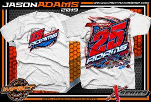 Jason-Adams-Modified-Race-Car-Shirts-Dirt-Racing-T-Shirts-Ohio-White