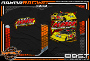 Kirk-Baker-Racing-Dirt-Late-Model-Racing-Shirts-Pennsylvania-Kryptonite-Race-Cars-Black