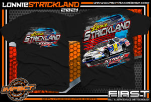 Lonnie-Strickland-Stock-Car-Racing-T-Shirt-Florida-Black