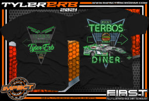 Tyler-Erb-Cheeseburger-Terbos-Diner-Lucas-Oil-Best-Performance-Dirt-Track-Racing-Shirt-Black