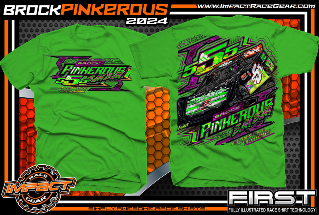 Brock Pinkerous Bam Bam Late Model Race Shirt Dirt Track Racing