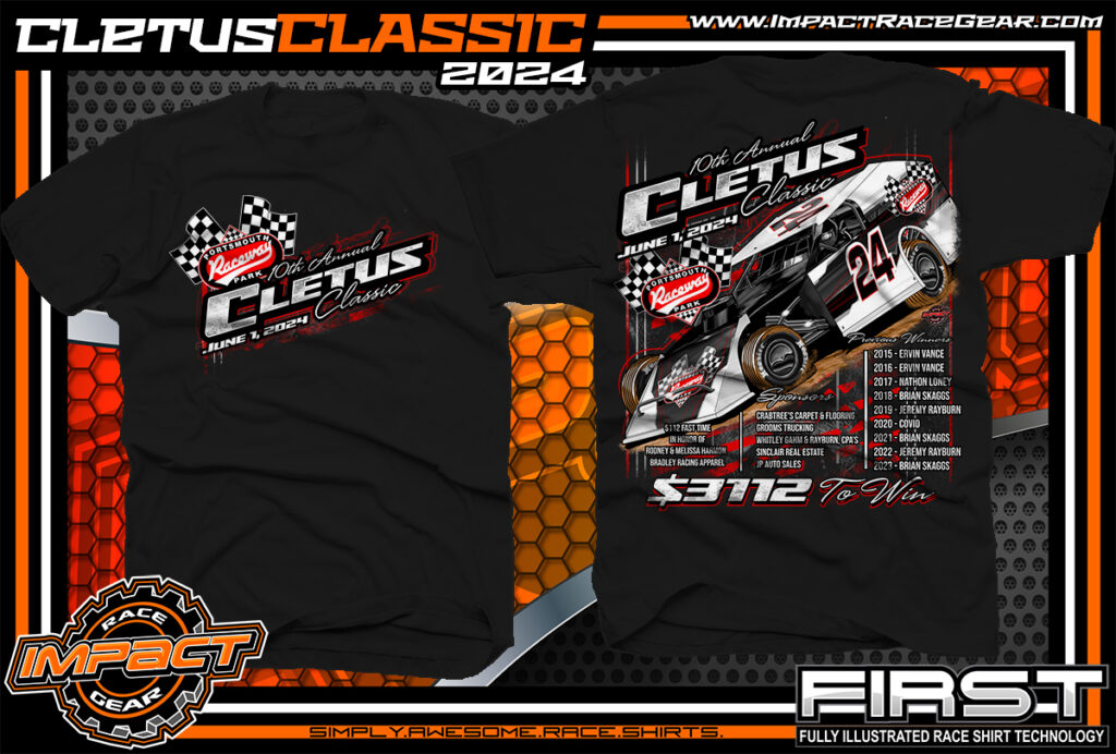 Cletus Classic Dirt Track Racing Apparel Modified