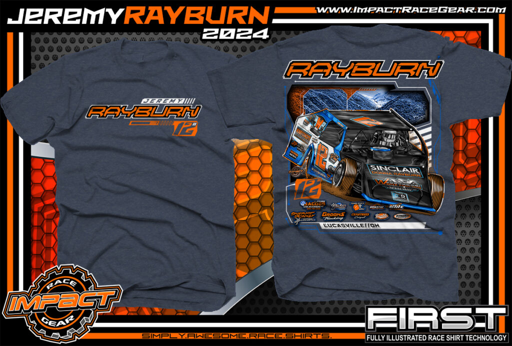 Jeremy Rayburn Modified Dirt Track Racing Apparel
